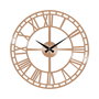 Wallity Reloj de Pared Metálico Decorativo 2 Cobre Metal 48x48cm